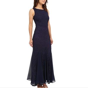 Sangria Women's Lace Evening Gown